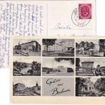 BRD - Bochum DPST (Devisenpoststelle) Tagesstempel Karte n. ÖSTERREICH 1953