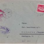 DR - 12 Pfg. AH Zensurbrief (Europatarif) n. DÄNEMARK Cöln 11 - Horsens 6.4.44