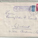 BRD - (16) Heimertshausen ü. Alsfeld (Oberhess.) Landpost-Ra2 Brief 1954