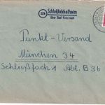 BRD - (22b) Schloßböckelheim ü. Bad Kreuznach Landpost-L2 Brief n. München 1958