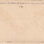 DR - Kirschweiler ü. Idar-Oberstein Landpost-L2 Trauerbrief n Hebertsfelden 1944