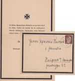 DR - Oberhausen Appel ü. Alsenz Landpost-Ra2 Trauerdrucksache 1944