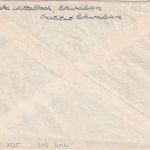 BRD - (14a) Eckwälden ü. Göppingen Landpost-Ra2 Brief n. Hamburg 1958