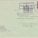 BRD - 7401 Seebronn Landpost-Ra1 Brief Tübingen - Stuttgart 1962