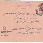 BRD - 7401 Breitenholz Landpost-Ra1 Brief Tübingen (aptiert) - Stuttgart 1963
