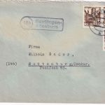 FZ/Württ. - (14b) Reutlingen-Altenburg Landpost-Ra2 Brief n. Rottenburg 1948