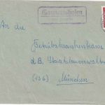 BRD - Gannertshofen ü. Illertissen Landpost-Ra2 Brief n. München 1961
