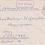 BRD - 7959 Bronnen Landpost-Ra1 Brief Laupheim - Tübingen 1963