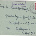 BRD - 7969 Jettkofen Landpost-Ra1 Brief Saulgau - Stuttgart 1963