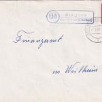 BRD - (13b) Riegsee ü. Murnau (Oberbay) Landpost-Ra2 Brief n. Weilheim 1962