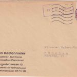 BRD - 8191 Neufahrn Landpost-Ra1 Brief Wolfratshausen - München 1964