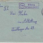 BRD - (13b) Eiberg ü. Pfarrkirchen Landpost-Ra2 Brief n. Altötting 1959
