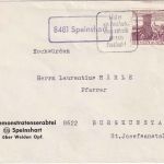 BRD - 8481 Speinshart Landpost-Ra1 Brief Weiden- Burgkunstadt 1962
