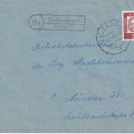 BRD - (13a) Büchenbach ü. Pegnitz Landpost-Ra2 Brief n. München 1962