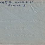 BRD - (13a) Treunitz ü. Bamberg 2 Landpost-Ra2 Brief n. München 1961