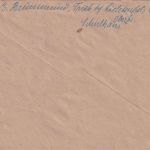 DR - Trieb ü. Lichtenfels Landpost-Ra2 Brief n. Hamburg 1944