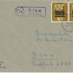 BRD - (13a) Elsa ü. Coburg Landpost-Ra2 Brief n. Bonn 1960