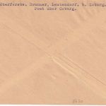 BRD - (13a) Leutendorf (b. Coburg) Landpost-Ra2 Brief n. München 1954