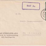 BRD - 8641 Au Landpost-Ra1 Brief Kronach (aptiert !) - Kronach 1962