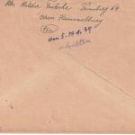 Bizone - Trimberg ü. Hammelburg Landpost-Ra2 Brief n. Weidenhausen 1949