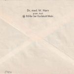 BRD - Bühler ü. Gemünden (Main) Landpost-Ra2 Brief n. Bad Waldsee 1962
