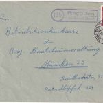 BRD - (13b) Roggden ü. Dillingen (Donau) Landpost-Ra2 Brief n. München 1962