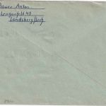 BRD - (13b) Lengenfeld ü. Landsberg (Lech) Landpost-Ra2 Brief n. München 1961