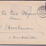 All.Bes. - Siegertshofen ü. Schwabmünchen Landpost-Ra2 Trauerdrucksache 1948