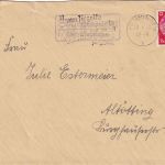 DR - Schlegelsberg ü. Memmingen Landpost-Ra2 Brief n. Altötting 1940