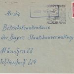 BRD - 8981 Wasach Landpost-Ra1 Brief Oberstdorf - München 1963