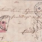 Bayern - 3 Kr. Wappen geschn. Brief HKS (2x) Niederaschau 21/5 n. Erding (1869)