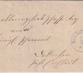 Bayern - Pfaffenberg Postablage viol. L2 Brief K1 Mallersdorf 7/1 (1873)