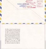 BRD - 30 Pfg. Wofa Luftpostdrucksache SST Norderstedt - Toulouse 1970