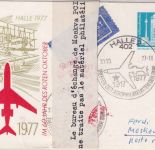 DDR - 25 Pfg. Privatganzsache 1917/1977 Treffen Aerophilatelisten SST Halle