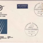 BRD - 50 Pfg. Privatganzsache Dt. Luftfahrtschau Hannover 1968 + SST Flughafen