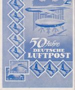 BRD - 50 J. Dt. Luftpost Sonderkarte ab Stuttgart-Flughafen n. DÄNEMARK 1962