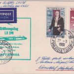 Tunesien - Lufthansa Erstflug Düsseldorf Ankara Zuleitungspost 1961