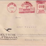 DR - Berlin SW29 12 Pfg. AFS "25 Jahre Deutsche Handelsluftfahrt" Brief 1944