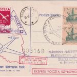 Polen - Segelflugpost Leszno 1963 IX. Segelflugmeisterschaft Sonderkarte m. SST