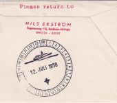 Finnland - Zuleitungspost Postsegelflug Elchingen Hornberg 1958