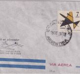 Argentinien - Segelflugpost/Vuelo en planeador Tandil - Mar del Plata 1996