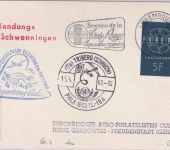 Luxemburg - Postsegelflug Elchingen Triberg Notlandung Zuleitungspost 1960