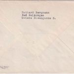 DDR - Zwickau/Karl-Marx-Stadt Postsegelflug 1957 Lupobrief 2xSST+Vignette