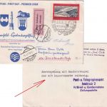 DDR - Kronfeld Gedenksegelflug Innsbruck Kufstein Zuleitungspost 1961