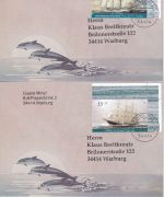 BRD - Jugend 2005 (Großsegler) 5x Einzelfrankatur a. 5 Briefen 2005/07