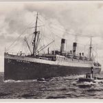 DR - Monte Pascoal (1930) Passagierschiff Reederei Hamburg-Süd sw-AK ca. 1935