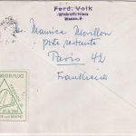 BRD - 1. Segelflug Speyer - Mainz Schmuckkuvert + SST Mainz 1960