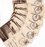 DR - Olympiade 1936 6 Ganzsachen mit versch. SST Berlin/Kiel