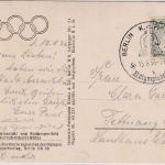 DR - Olympiade 1936 SST Berlin KdF-Stadt AK Reichssportfeld gelaufen