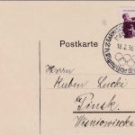 DR - Garmisch-Partenkirchen Presse-Postamt IV. Olympische Winterspiele SST 1936